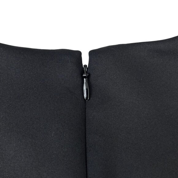 Calvin Klein Women's Black & White Color Block Scuba Sheath Dress Size 4 - Picture 8 of 12